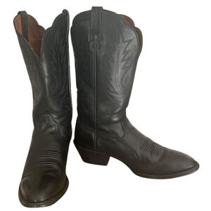 ARIAT Mens Deertan Boots 8.5 WIDE Black Cowboy Western